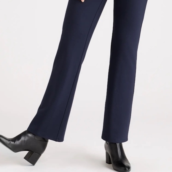 Quince Ultra Stretch Ponte Pants, Navy Blue - XL Tall - NWT - Picture 1 of 5